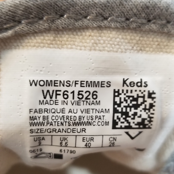 NWOT Keds gray sneakers. Size 9 - Picture 3 of 5